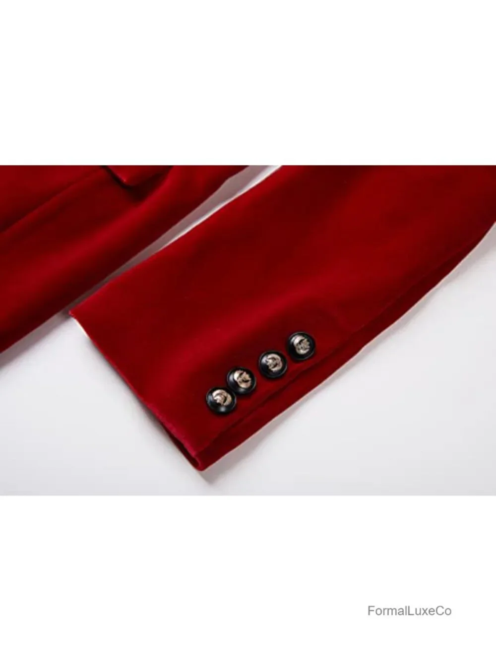 Men's Slim Fit Velvet Blazer Sport Coat One Button Notch Collar Party Wedding